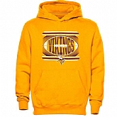 Men's Minnesota Vikings Meshed Fleece Hoodie - Gold,baseball caps,new era cap wholesale,wholesale hats